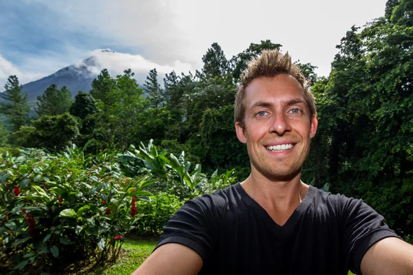 Selfie in Arenal, Costa Rica — Stock Photo, Image