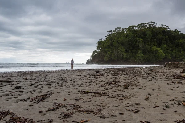 Costa Rica spiaggia del Pacifico meridionale — Foto Stock