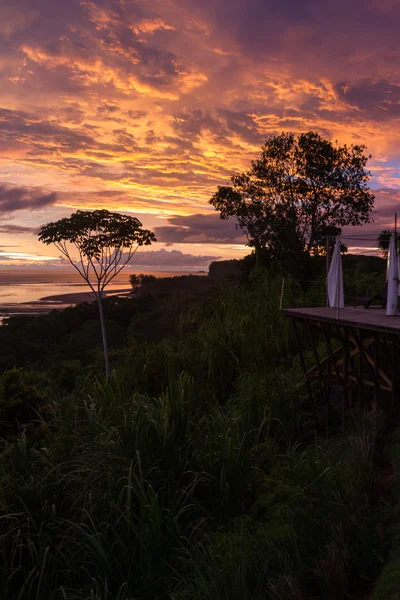 Atardecer costarricense — Foto de Stock