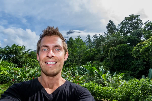Selfie в Ареналь, Коста-Ріка — стокове фото