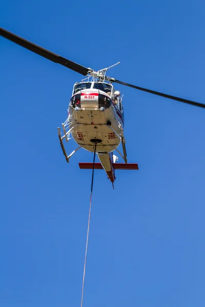 Respon pertama helikopter api — Stok Foto
