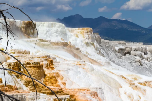 Mineralne przepływu w yellowstone — Zdjęcie stockowe