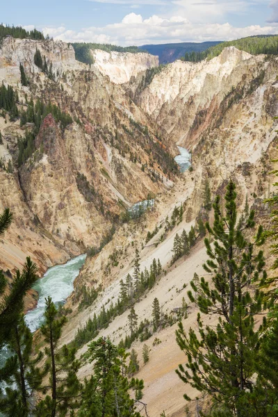 Die große Schlucht von Yellowstone — Stockfoto