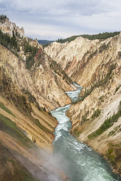Die große Schlucht von Yellowstone — Stockfoto