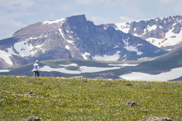 Wandelen op de top — Stockfoto