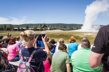 Yellowstone 'daki eski sadık gayzer 