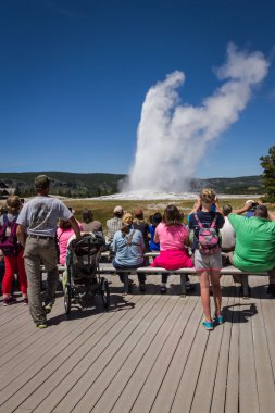 Yellowstone 'daki eski sadık gayzer 