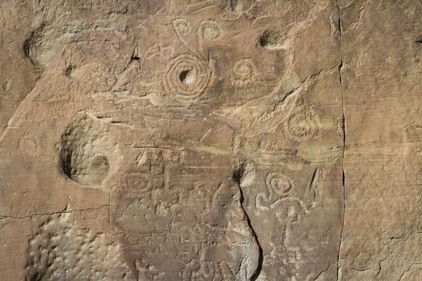 Arte rupestre en Cañón del Chaco — Foto de Stock