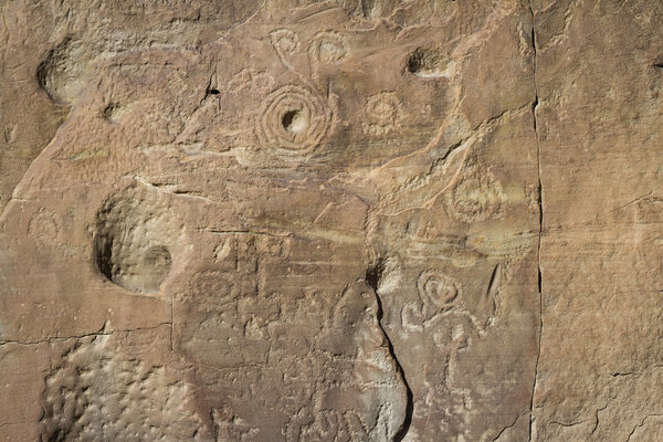 rock art in Chaco Canyon