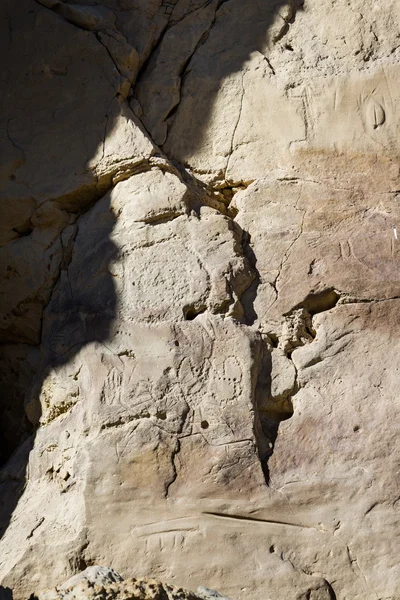 Arte rupestre em Chaco Canyon — Fotografia de Stock