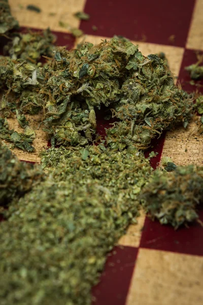 Marihuana detailní záběr — Stock fotografie