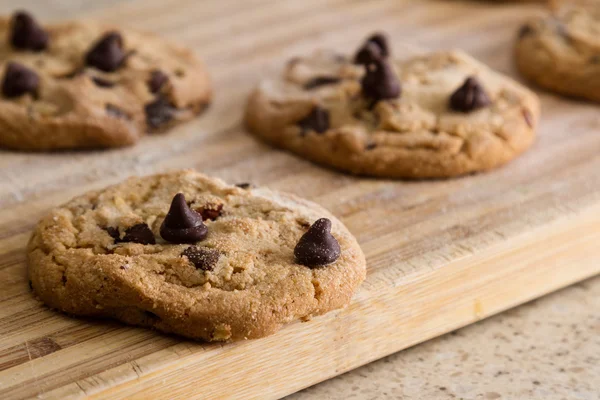 Friss biztonsági csokoládé chip cookie-k — Stock Fotó