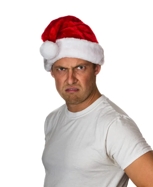 Angry santa Stock Picture