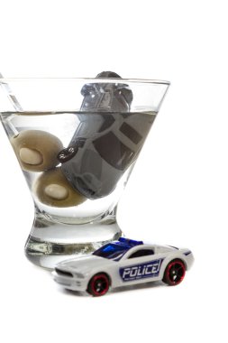 drunk driving concept  clipart