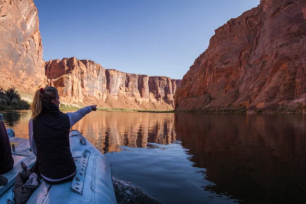 Rafting the colorado river — Stock Photo, Image