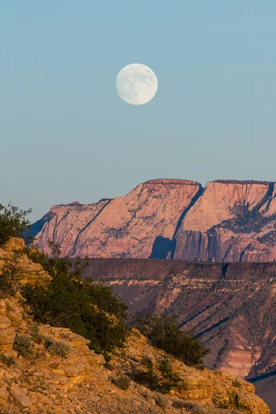 Full moon rising — Stock Photo, Image