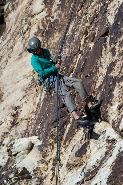 Kaya tırmanışı — Stok fotoğraf