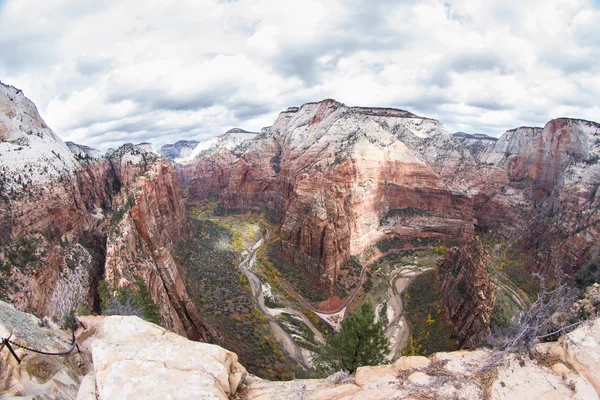 Podzim v Zion Np — Stock fotografie