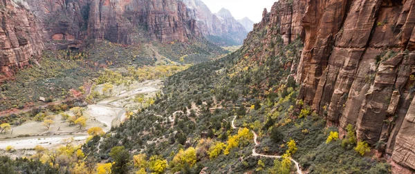 Herbst in zion np — Stockfoto