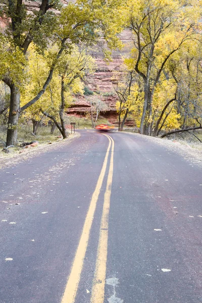 Autumn drive — Stock Photo, Image