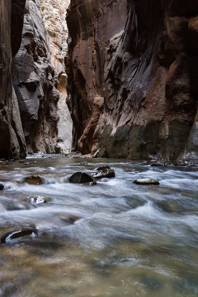 ザイオン国立公園のナローズ — ストック写真