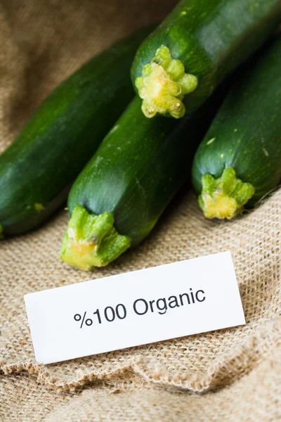 Färsk ekologisk zucchini — Stockfoto