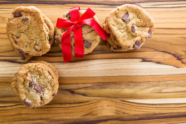 Galletas de chocolate trozo —  Fotos de Stock