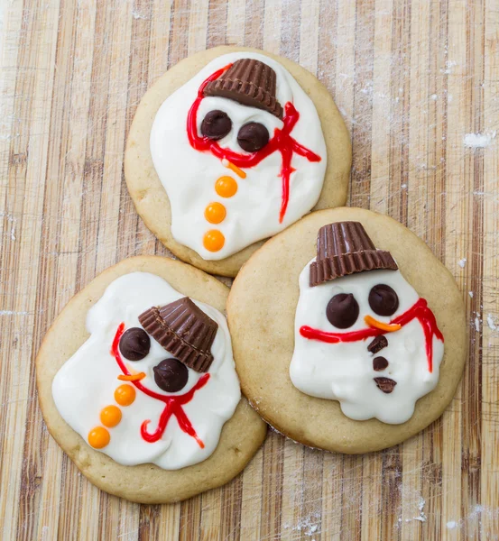 melted snowman cookie