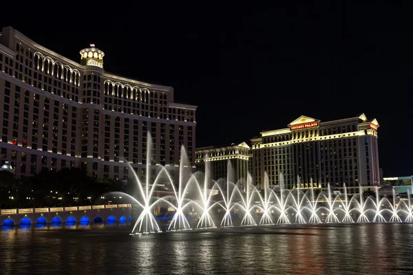 Belagio fountain show — Stock Photo, Image