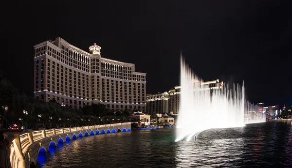 Bellagio fountain show — Stock Photo, Image