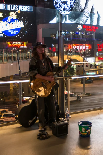 Homeless man in las Vegas — Stock Photo, Image