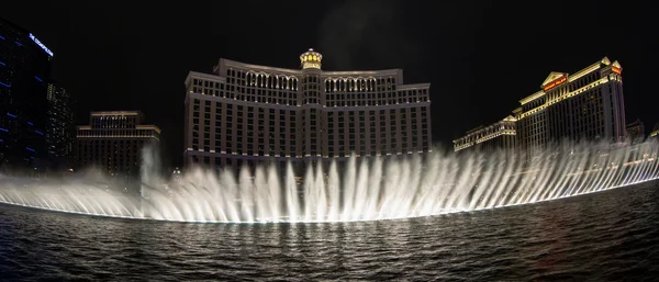 Bellagio fountain show — Stock Photo, Image