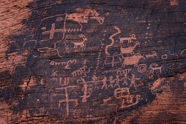 Petroglyphs, Lembah Api — Stok Foto