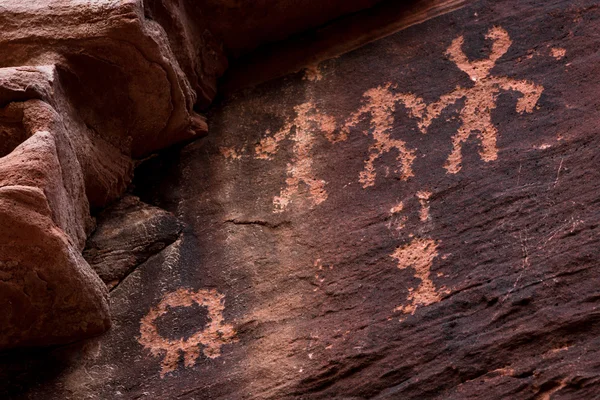 Rotstekeningen, Valley of Fire — Stockfoto