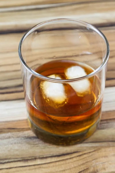 Bourbon with ice — Stock Photo, Image