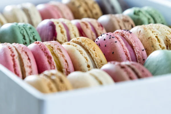 Klasik Fransızca macaroons — Stok fotoğraf