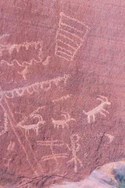 Ancient petroglyphs — Stock Photo, Image