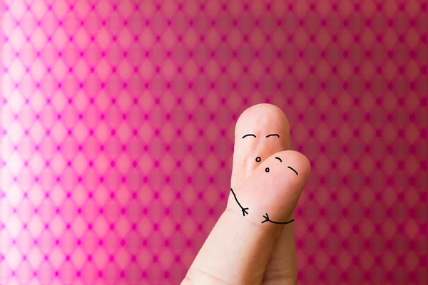Finger people love — Stock Photo, Image