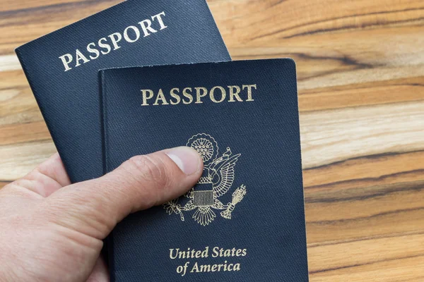 Passaporte americano — Fotografia de Stock