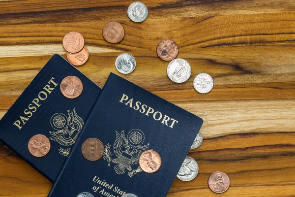 Passaporto americano — Foto Stock