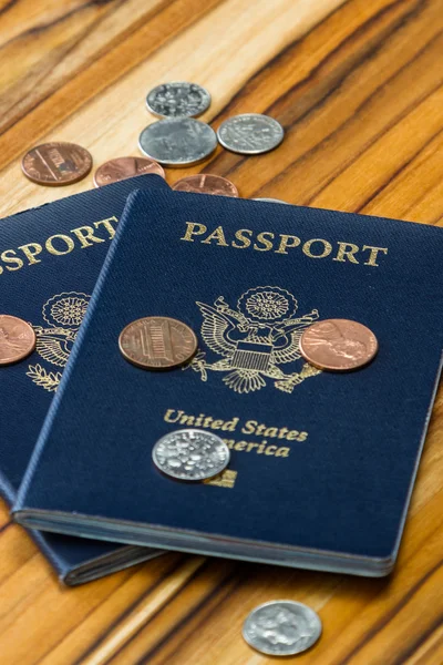 Passaporto americano — Foto Stock