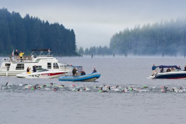 Coeur d'Alene Ironman Yüzme olay