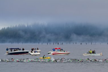 Coeur d'Alene Ironman Yüzme olay