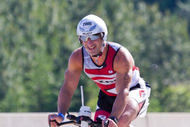 Dean Pappas Coeur d'Alene Ironman Bisiklete binme olay