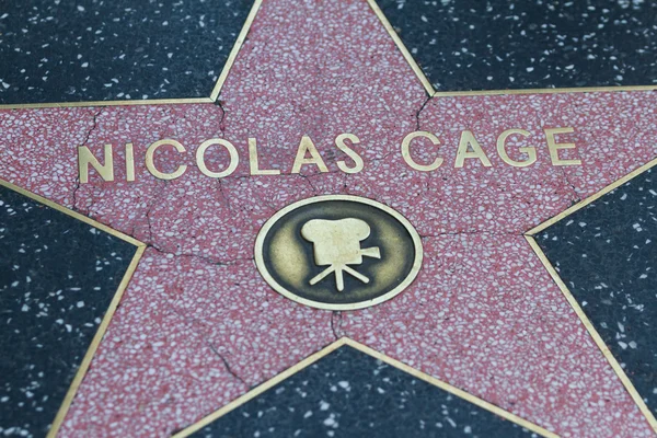 Nicolas Cagen Hollywood-tähti — kuvapankkivalokuva