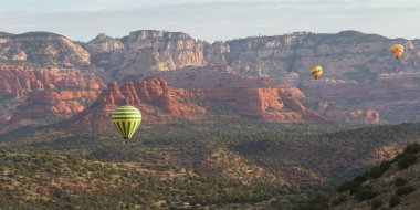 Sıcak hava balon ride Sedona'daki