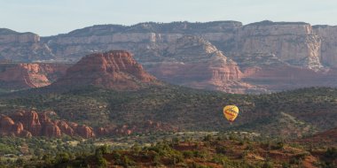 Sıcak hava balon ride Sedona'daki