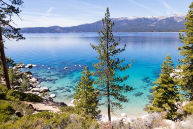 chemtrails over Lake Tahoe clipart
