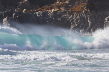 sıçramasına dalgalar 