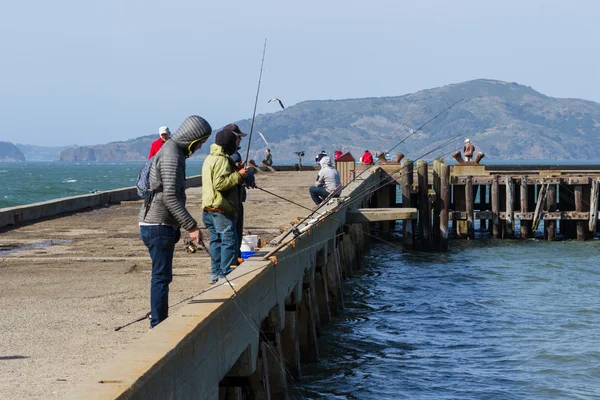 Pesca en la bahía — Foto de Stock